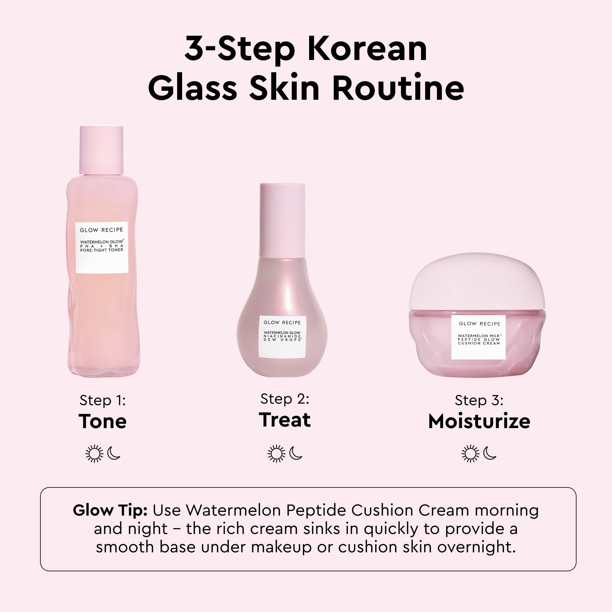 Watermelon Milk Peptide Cushion Cream Refillable Moisturizer