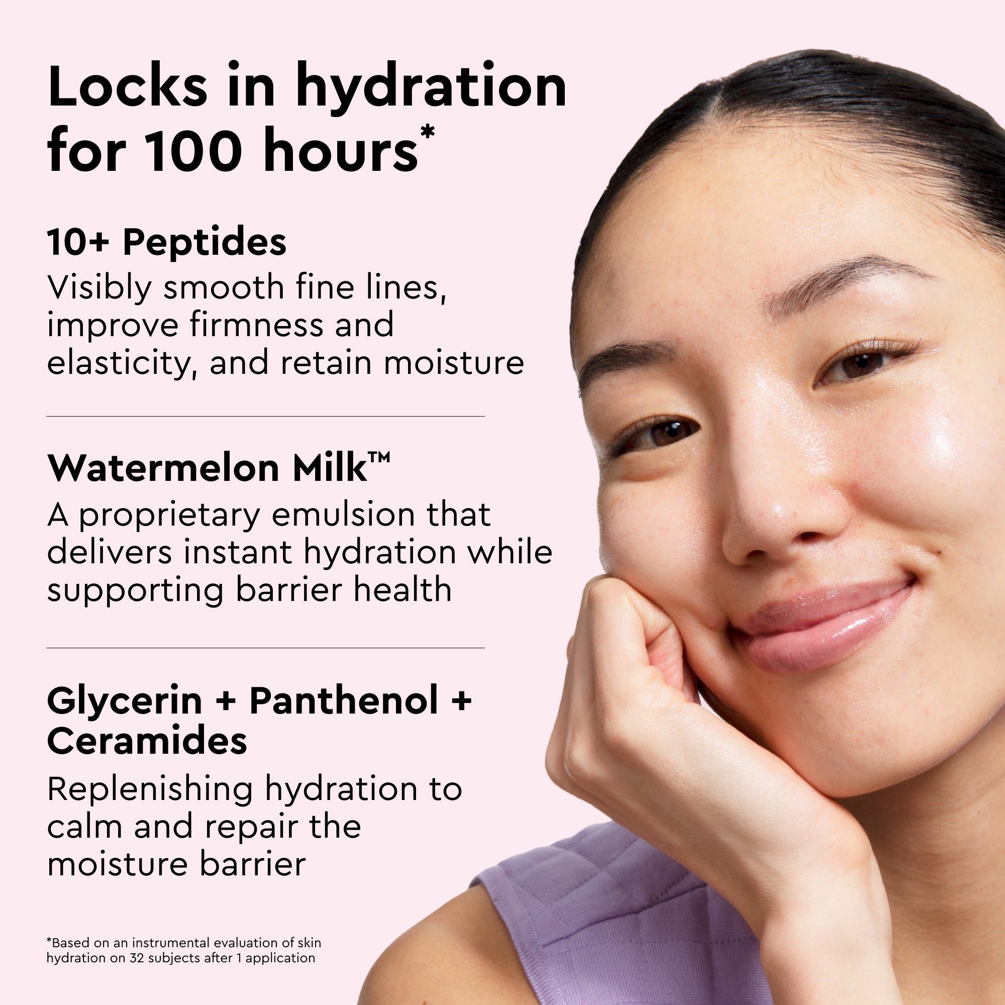 Watermelon Milk Peptide Cushion Cream Refillable Moisturizer