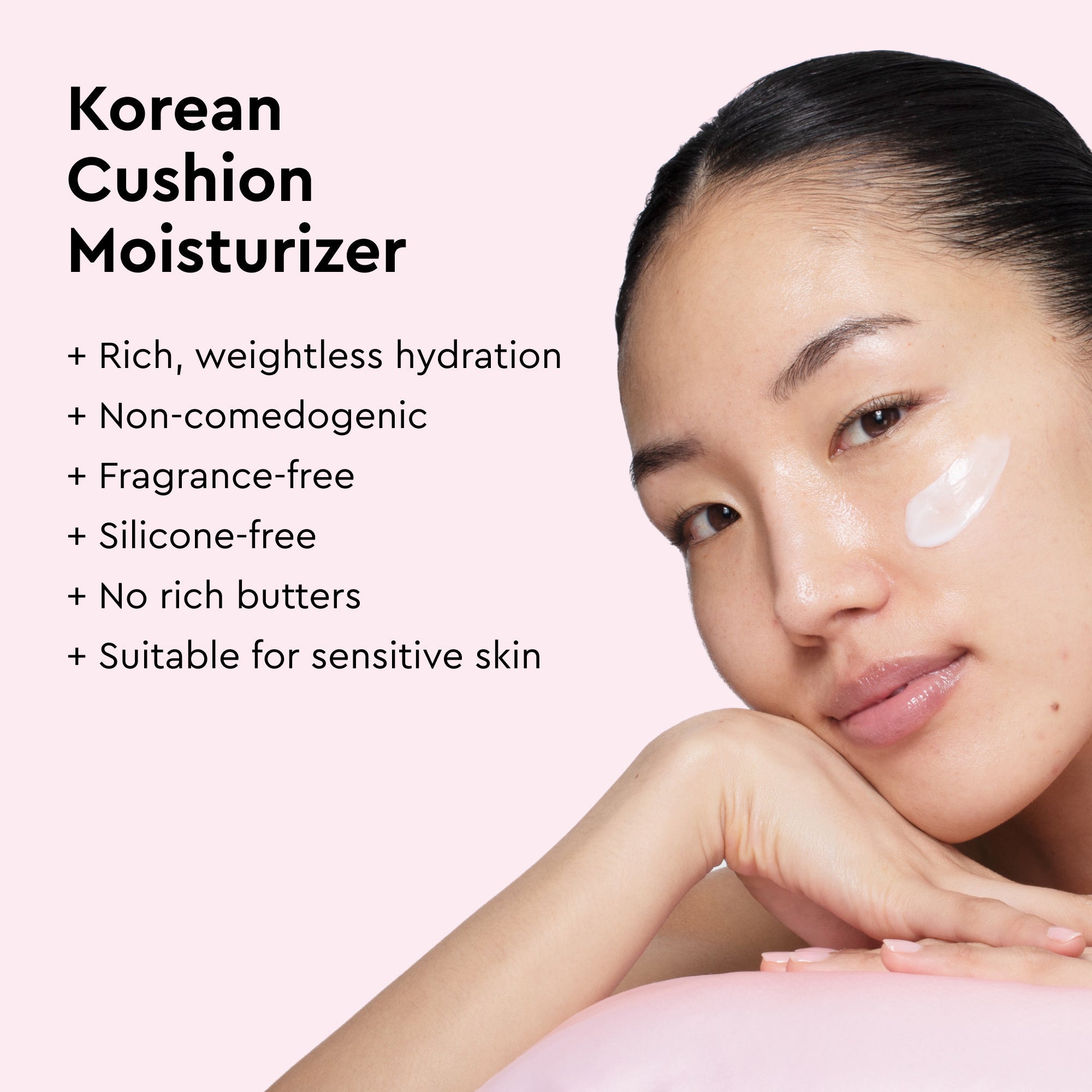 Watermelon Milk Peptide Cushion Cream Refillable Moisturizer
